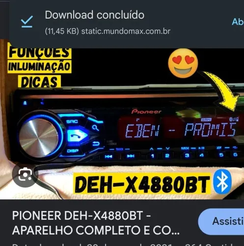 Troco em outro pioneer FAÇO ENTREGAS toca cd aqui top