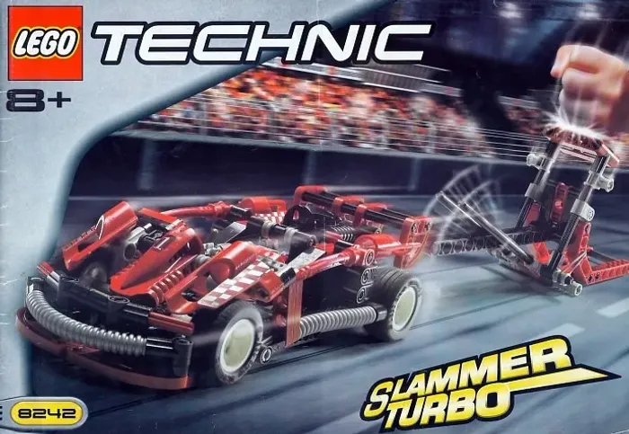 LEGO 8242 Slammer Turbo (usado, um pouco gasto)