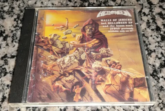 CD Helloween - Walls of Jericho (Autografado por Kai Hansen)