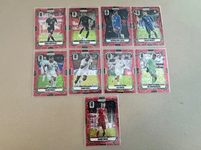 Cards prizm world cup 2026 paralelos numerados
