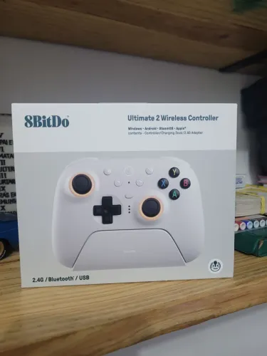 Controle 8bitdo ultimate 2 RGB Hall Effect Novo