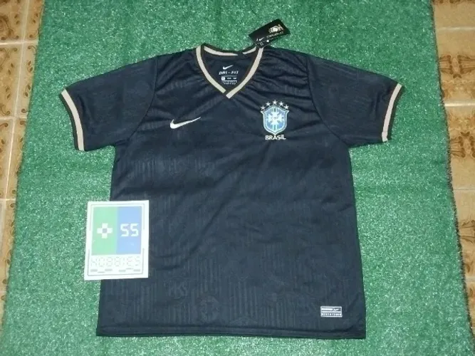 Camisa Brasil Seleção Brasileira 2026 Concept Preta