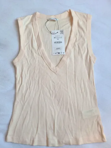 Blusa zara amarela NOVA com TAG, tamanho M
