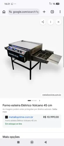 Forno Vulcano 45 eletrônico