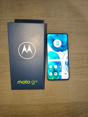 Moto G52 Preto 128GB - Ótimo Estado - Na Caixa Completo (100% Funcional)