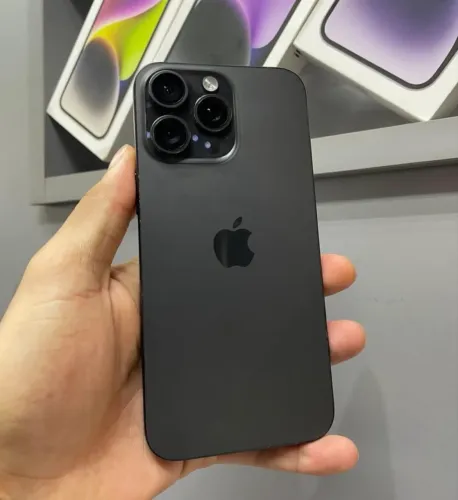 iPhone 15 pro Max preto 256 Gb 6 meses garantia