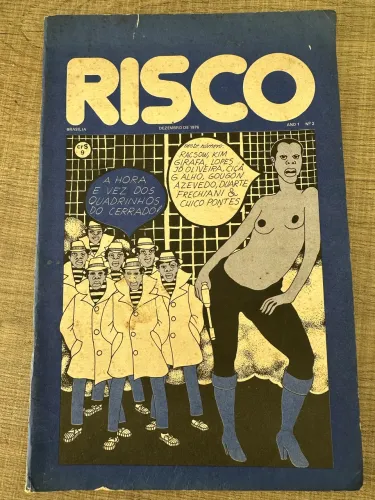 Raríssima Revista Risco Ano 1 N.2 Brasília Época Ditadura Militar 1976