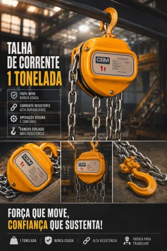 TALHA MANUAL CSM TC1000 - 1 TONELADA