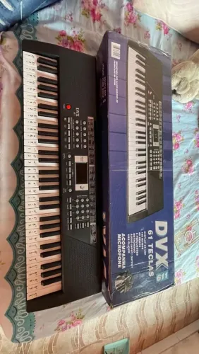 Teclado musical infantil DVX 611