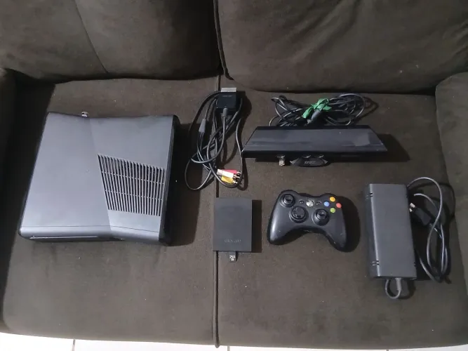 Xbox 360 funcionando, alguns detalhes