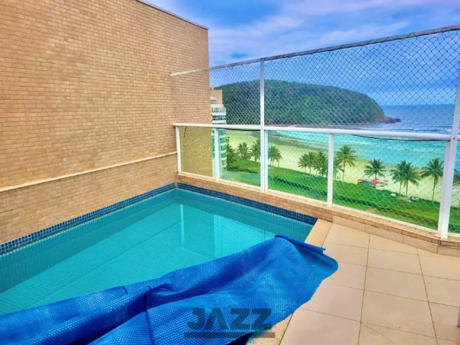 Cobertura à Venda - Riviera, Bertioga - 314m² - Condomínio Fortes - 5 Quartos