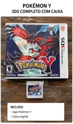 Pokémon Y 3DS Completo Com Caixa