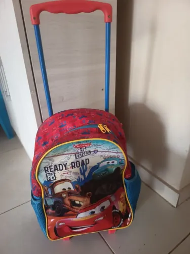 Mochila de rodinha infantil Carros Xeryus