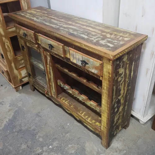 Buffet Com Adega Demolição Com Patina