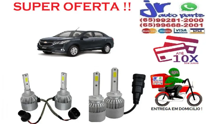 Ultra LED Milha Chevrolet Cobalt 6000K 12V 24V
