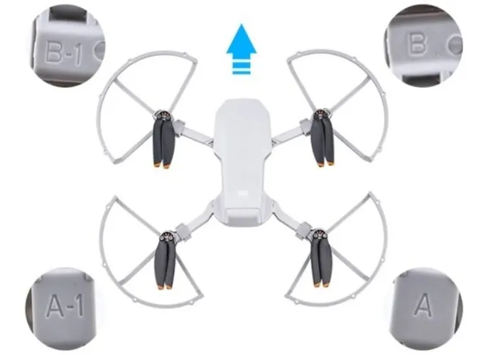 Protetor de hélice para dji mavic mini se/2/1 drone Arduino Automação COD-CP642