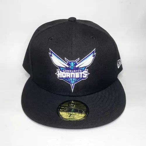 Boné Charlotte Hornets Preto - New era - 7 1/2 - Nba - Fitted - 59fifty