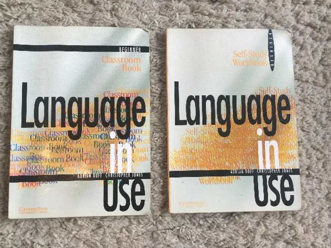 2x Livros Inglês Language In Use Beginner Classroom + Workbook Editora Cambridge Press!