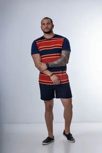 Gola Careca Listrada Masculina