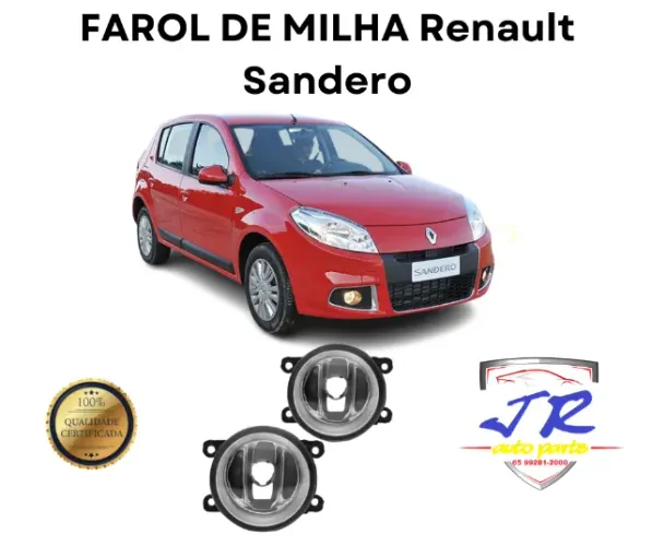 Par Farol Milha Sandero 2012