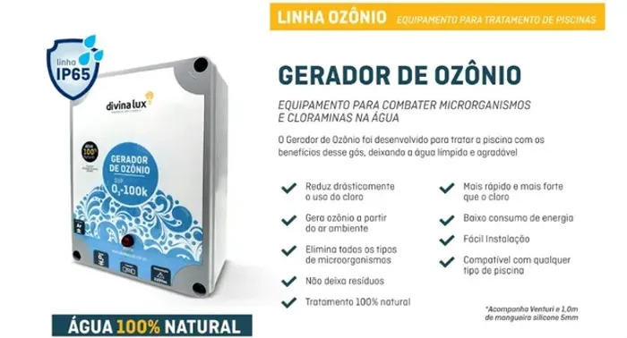 Gerador De Ozônio Para Piscinas 50.000 Litros 50 M3 a 70 M³. Entrega em Brasília.