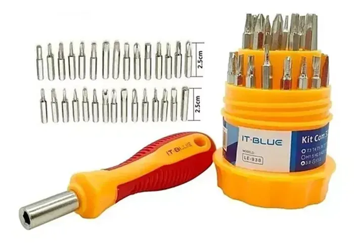 Kit De Ferramentas Chaves Manutenção Celular Tablet 31x1 It-Blue Le-938