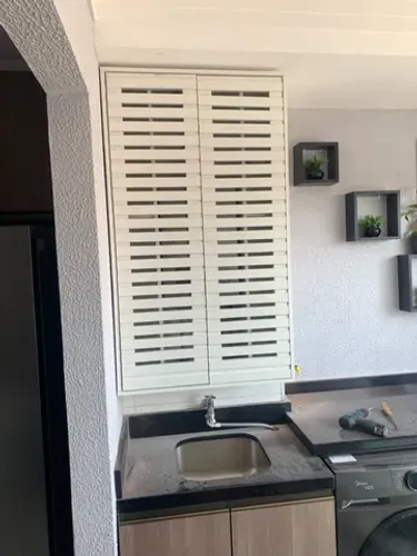 Móvel para aquecedor gás