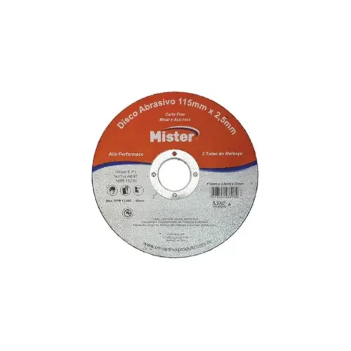 Disco Corte Met Mister 115mmx2,5mmx22mm