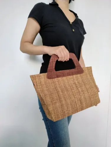 Bolsa de fibra natural - artesanato do Ceará  