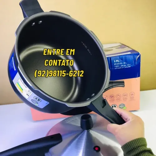 Panela de Pressão 6L Tramontina Vancouver-Entregas 9h as 22h
