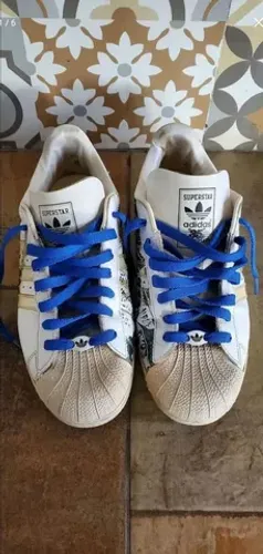 Tênis Adidas Superstar Captain Tsubasa Super Campeões tamanho 40