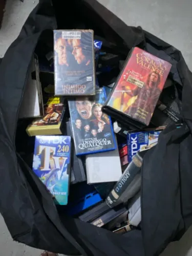 Fitas vídeo cassete 50 unidades 