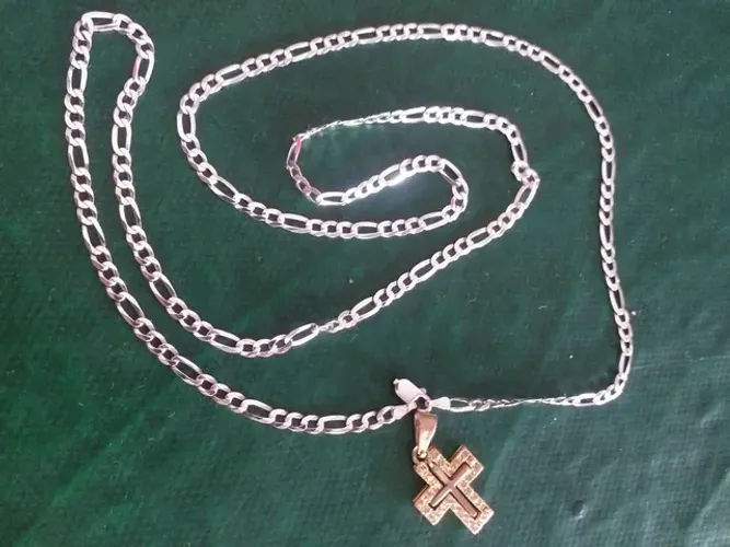 Corrente de prata 925    65 cm macica