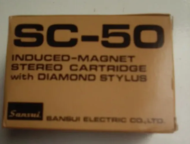 SC-50 Induced- magnet stereo cartridge with Diamonds Stylus Sansui -Sansui Eletric Co. Ltd