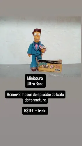 Miniatura Homer Simpson do Episódio do Baile de Formatura - Ultra Rara