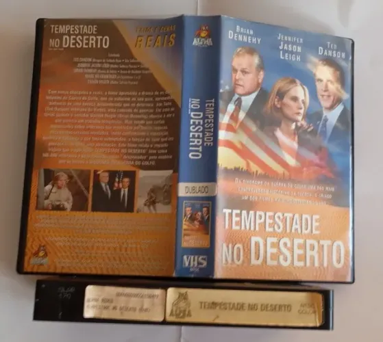 VHS Dublado Tempestade No Deserto - Brian Dennehy E Ted Danson