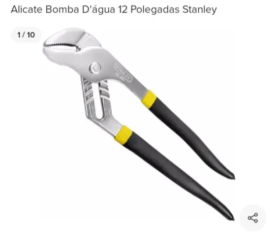 Alicate Goodyear bomba de água 10 ou 12 polegadas 