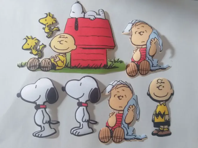 8 Patch termocolantes Snoopy 