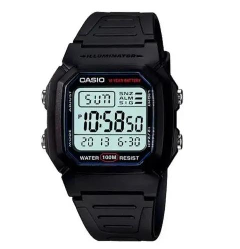 Relógio Casio Masculino Standard W-800H-1AVDF