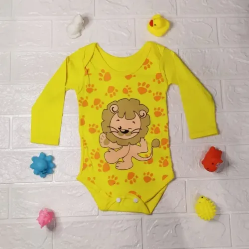Body Baby Sem Mangas Personagem Leãozinho