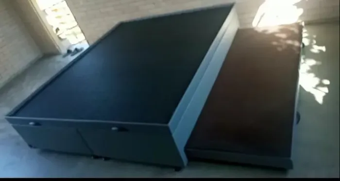 Cama Box de Casal com Cama Auxiliar