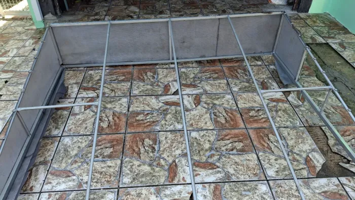 Estrutura para toldo Área Externa
