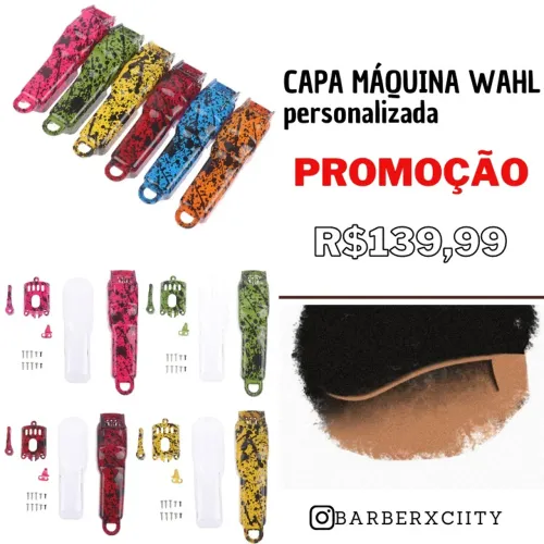 Capa para maquina de cabelo wahl
