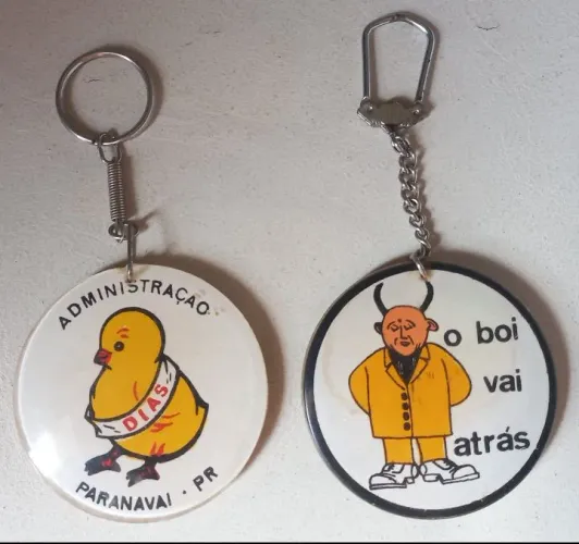Chaveiros vintage Paraná - Raridade! Kit chaveiros antigo