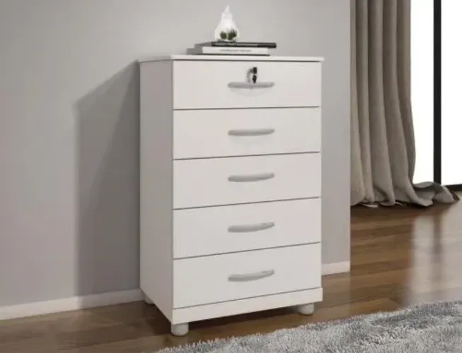 Cômoda 5 gavetas  Buriti l54