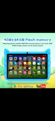 Tablet Infantil 7 polegadas 4GB/64GB - Google Play e YouTube