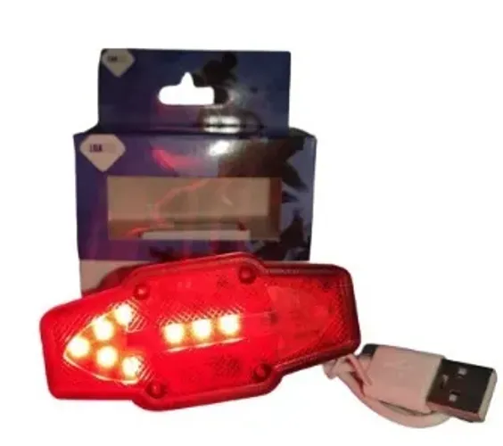 SINALIZADOR DE LED PARA BICICLETA RECARREGÁVEL LK-038