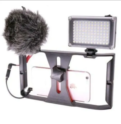Gaiola estabilizadora para filmagens com o celular 
