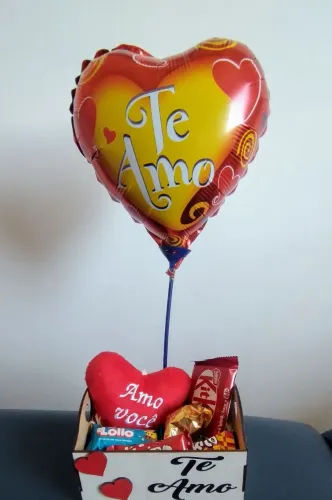 Caixote Personalizado de chocolate - Cesta