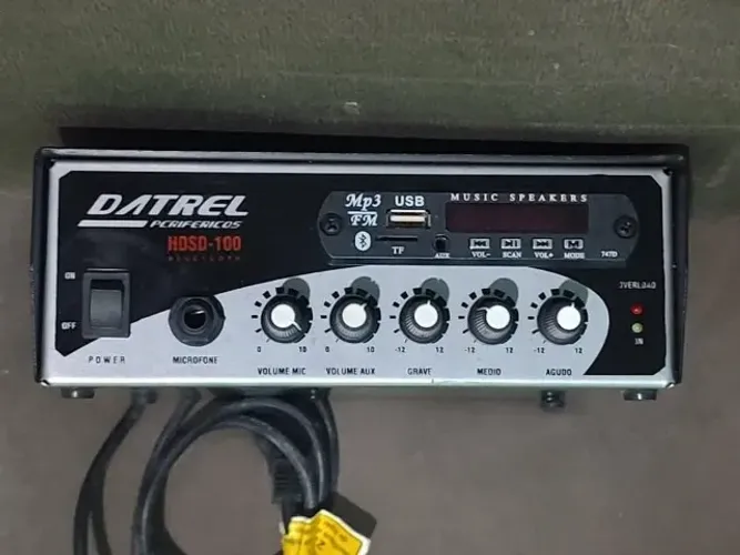V/T Amplificador Para Som Automotivo e Ambiente DATREL HDSD 100
